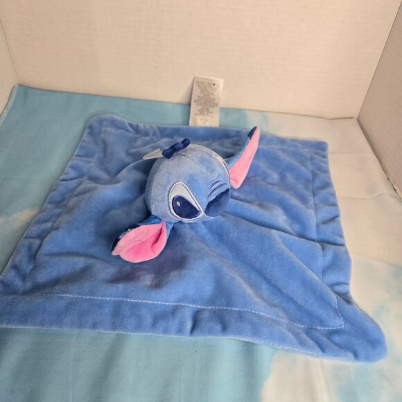 Lilo & Stitch Disney Plush Lovey Security Blanket Baby Cuddle Square Stuffed Toy - Picture 7 of 7